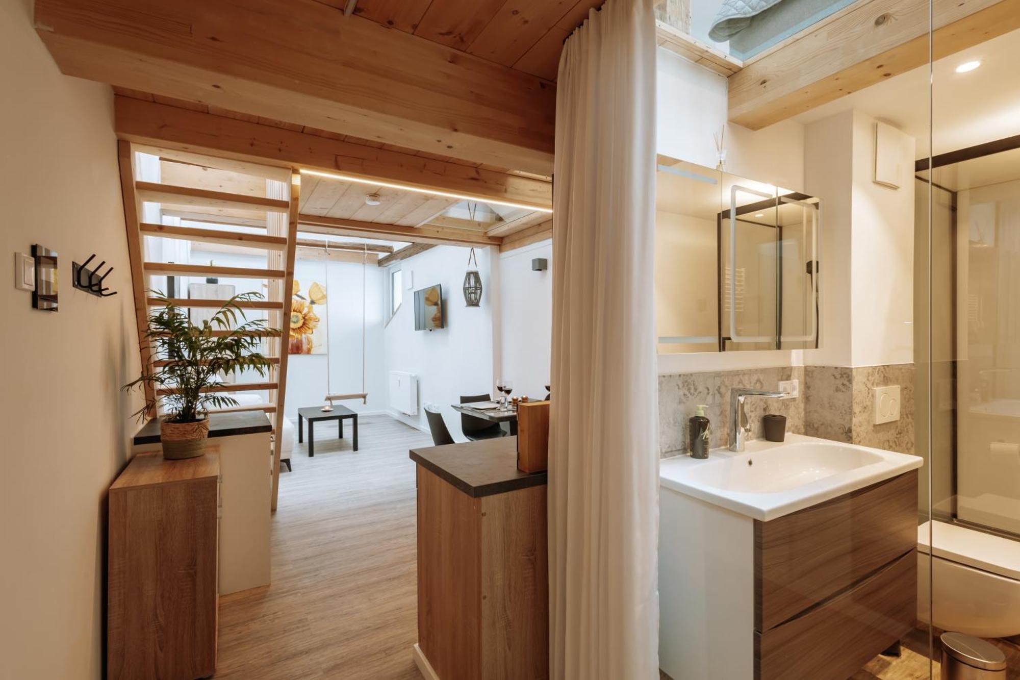 Апартаменты Modern Elegance Lofts - Wohnen Auf Zwei Ebenen Пассау