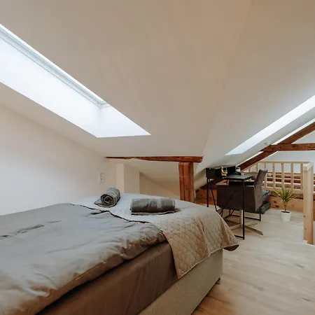 Modern Elegance Lofts - Wohnen Auf Zwei Ebenen Lejlighed Passau Værelse billede